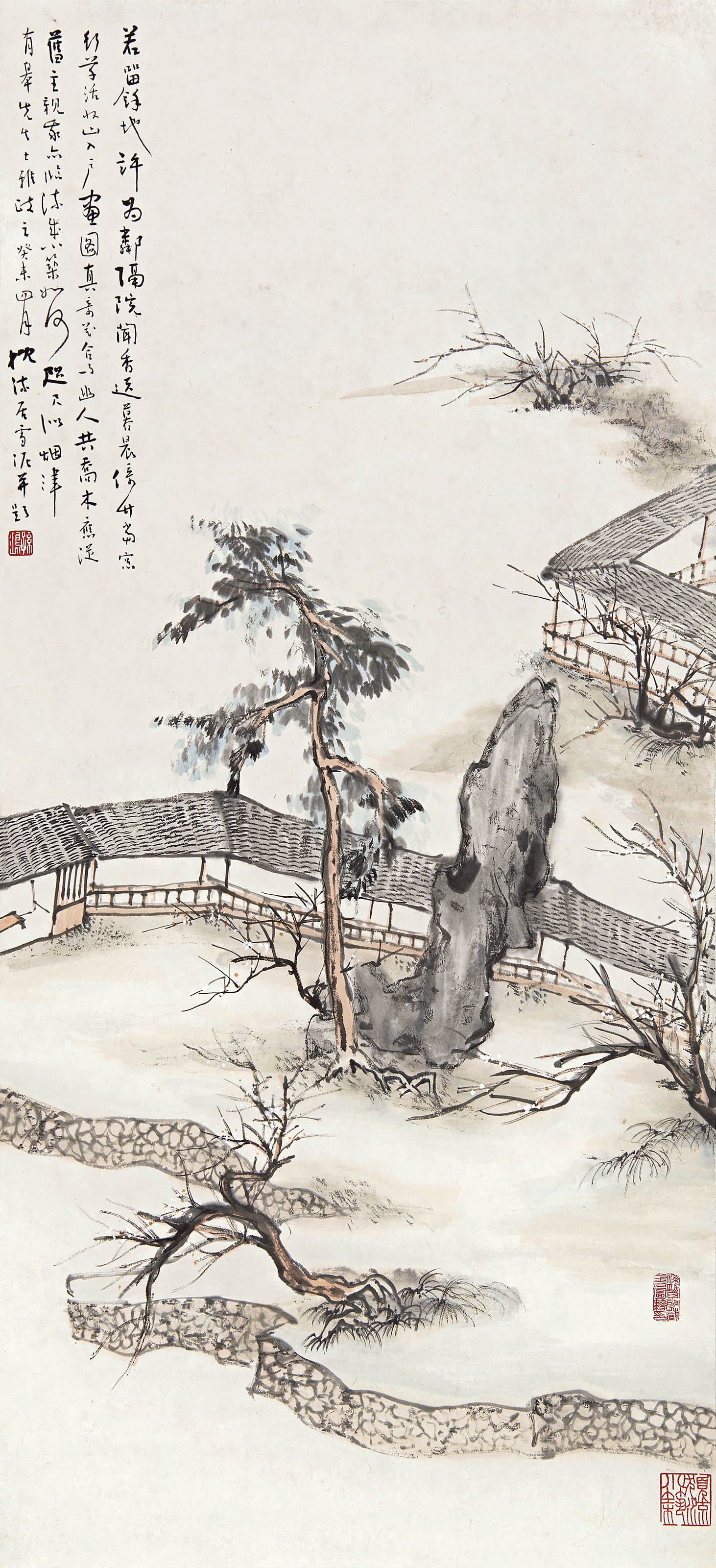 孙雪泥  隔院闻香送暮晨