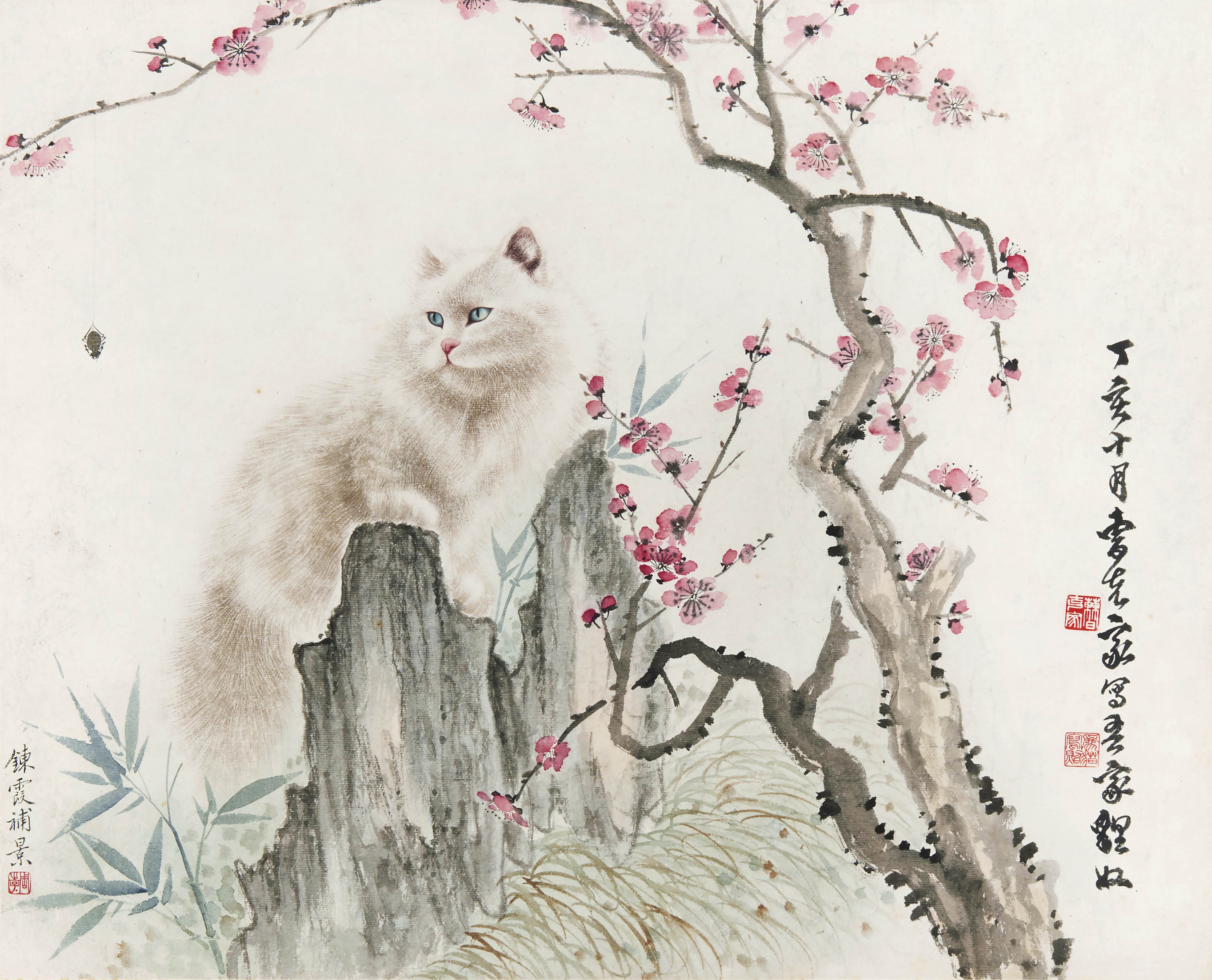 曹克家 周炼霞合作  红梅望喜