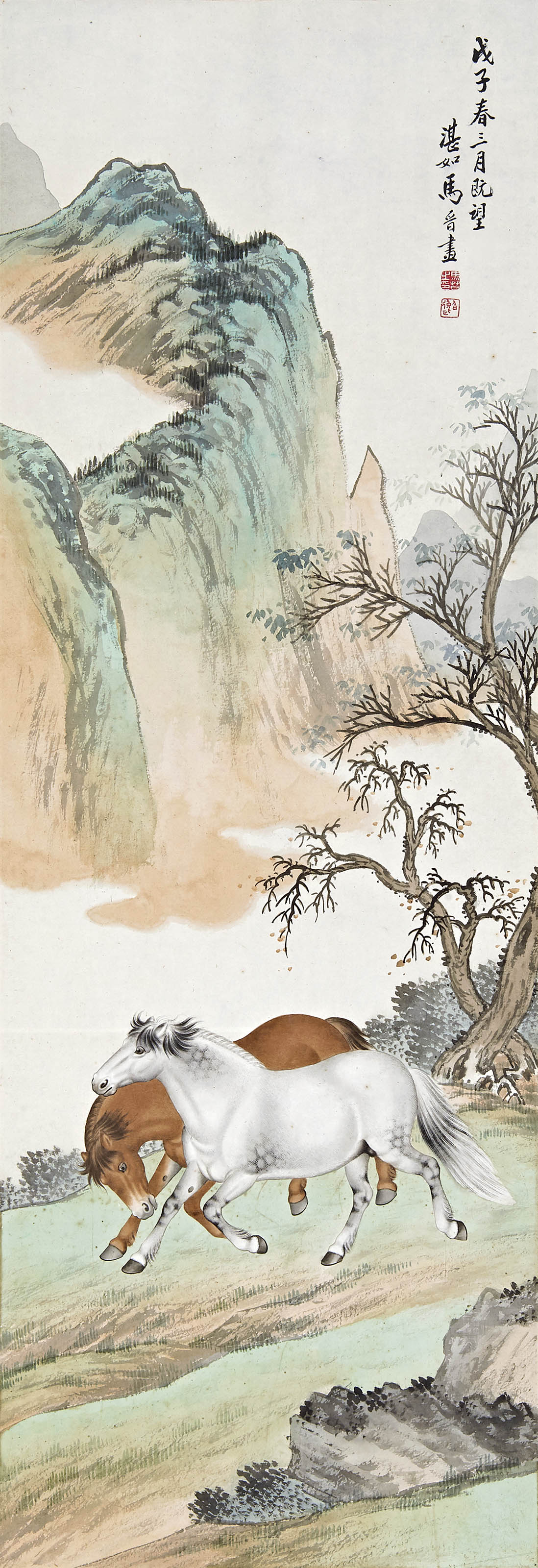 马晋  秋林双骏