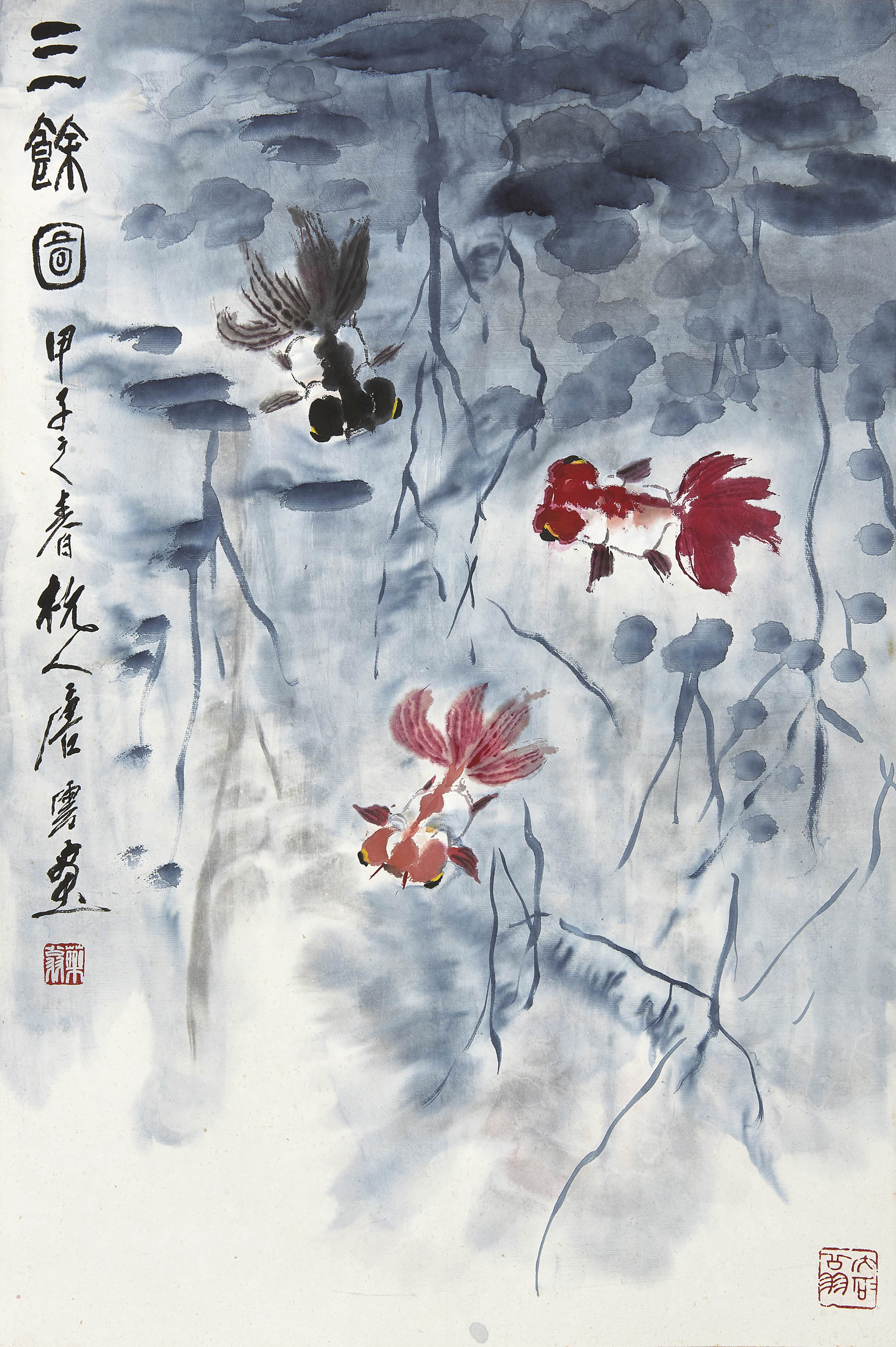 唐云  三余图